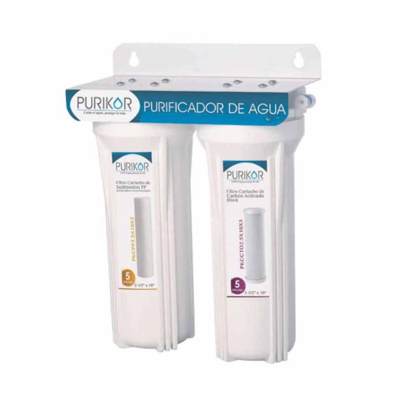Purificador de agua de 2 etapas PURIKOR