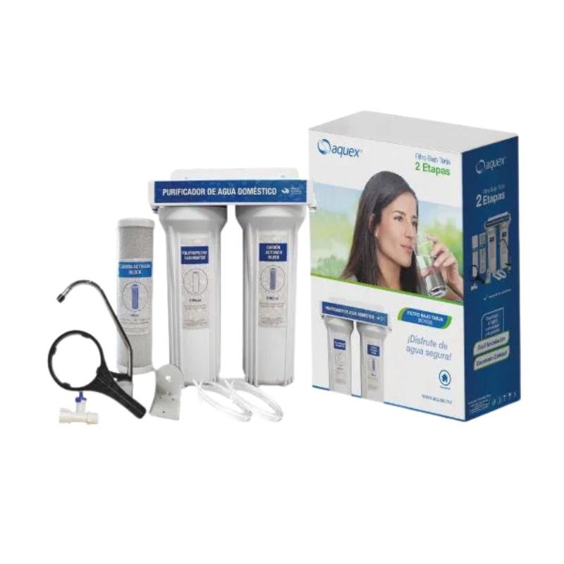 Purificador de agua de 2 etapas AQUEX